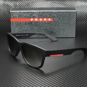 Prada Men's Black and Grey Gradient Sunglasses